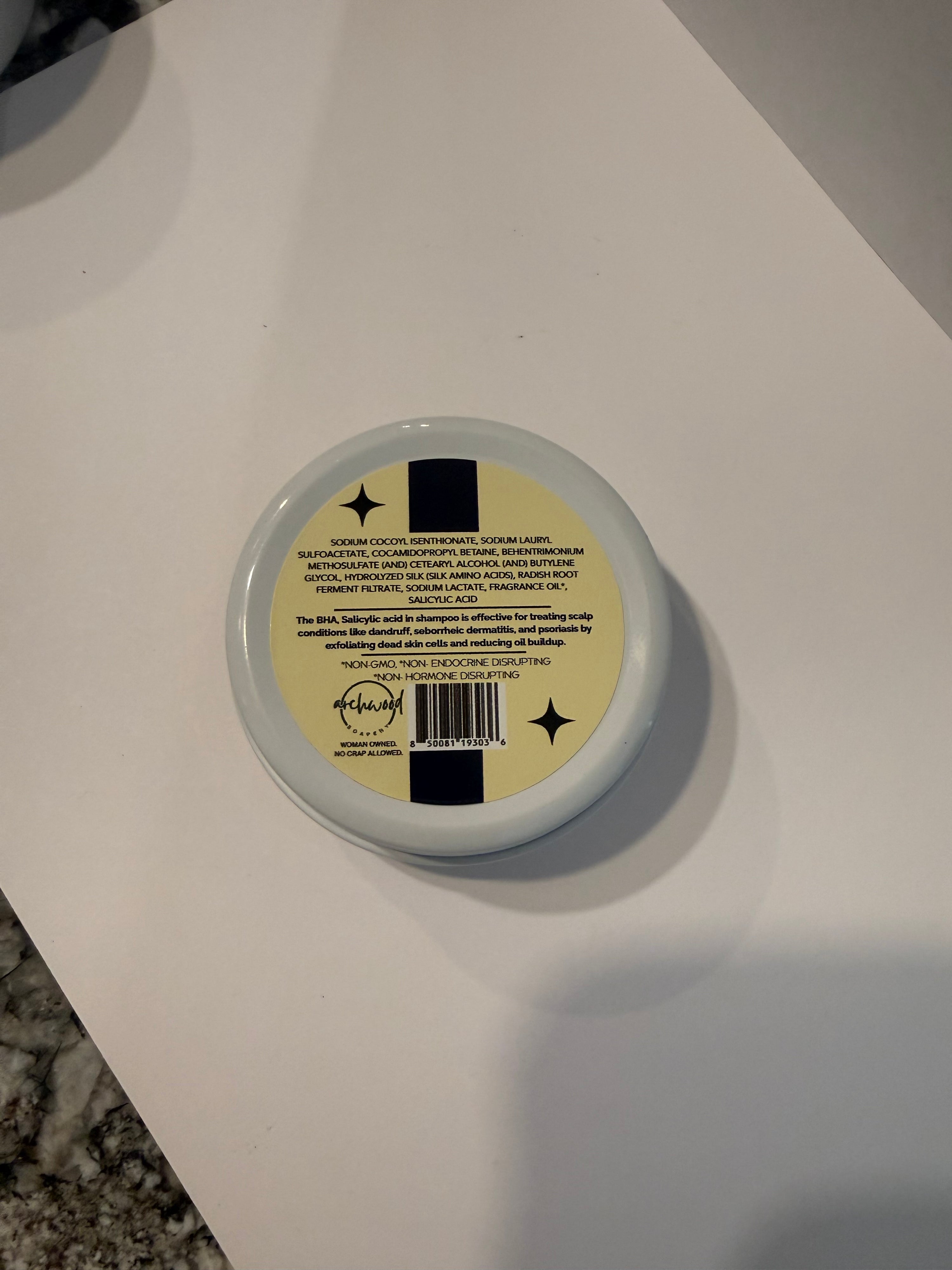 3% SALICYLIC ACID SHAMPOO BAR